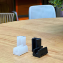 Black Clip-On Glides – For Sled Base Chairs (Non-Felt)