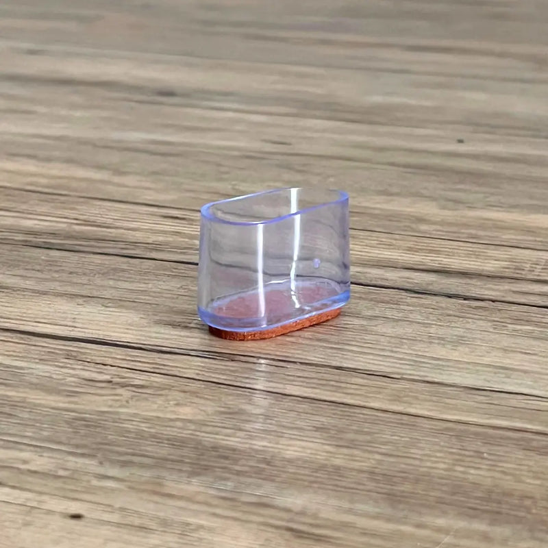 NEW Oval Felt Hybrid Silicone Chair Tips - Chair & Table Tips