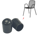Black Domed Chair Tips – Heavy Duty Replacements for Outdoor Furniture