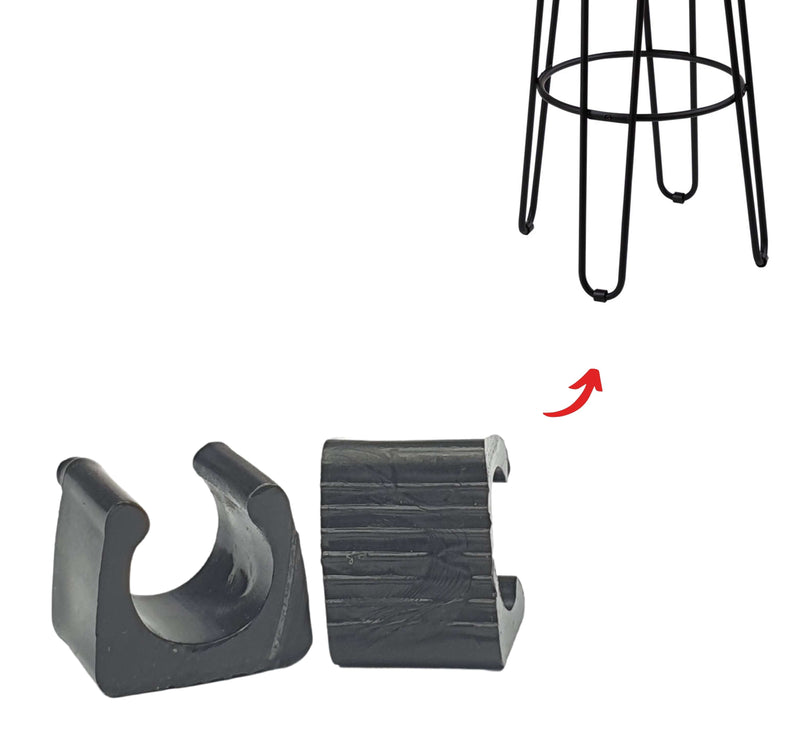 Sled Base Hair-Pin Chair Clip-on Glides
