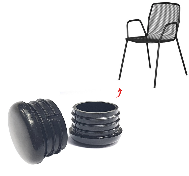 Black Internal Chair Tips