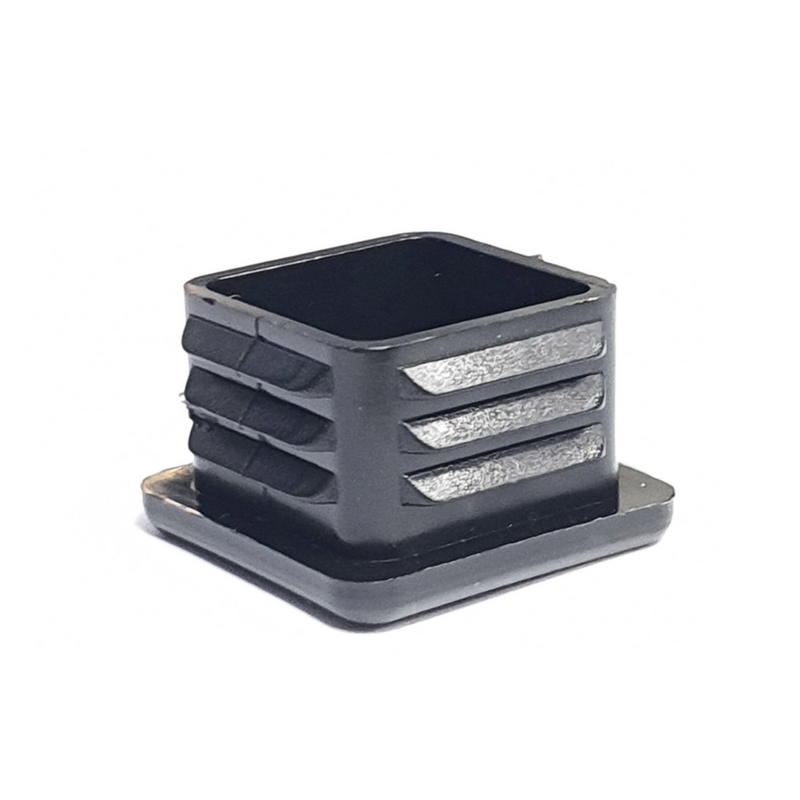 Black Square Internal Chair Tip ChairTipsNZ