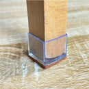 Felt Square Silicone Chair Tips – Scratch-Free & Silent Protection Indoors