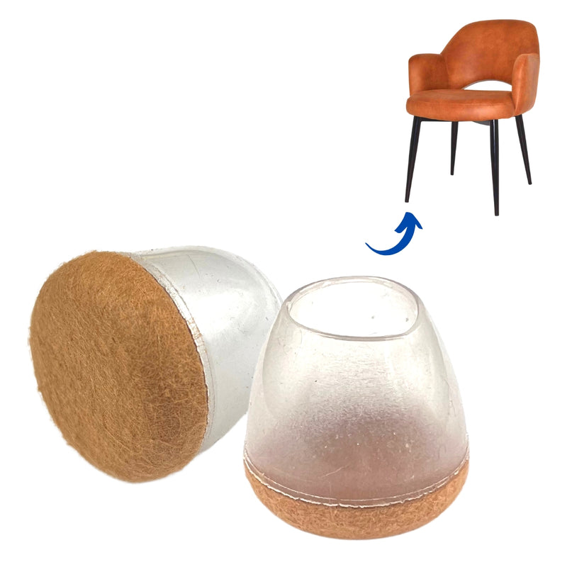 NEW Heavy Duty Groovy Glides - Chair Leg Protection