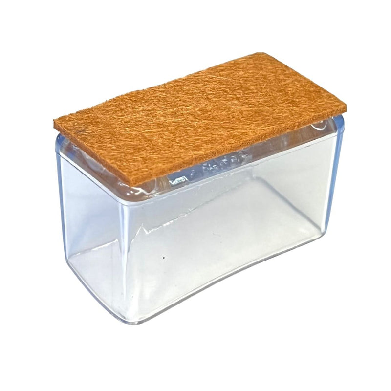 Felt Rectangular Silicone Chair Tips – Scratch-Free & Silent Protection Indoors
