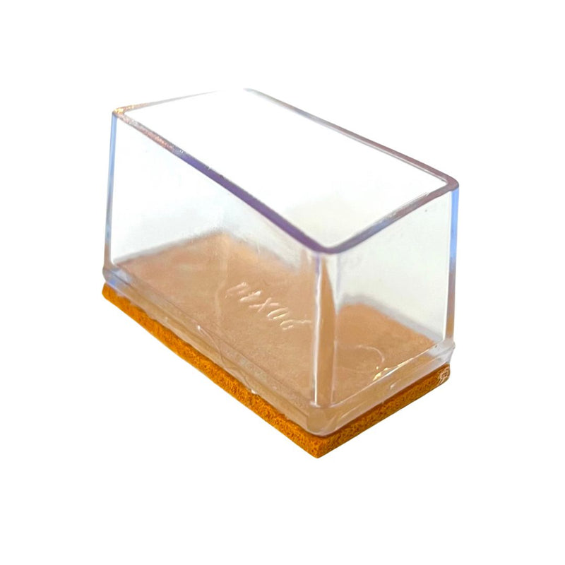 Felt Rectangular Silicone Chair Tips – Scratch-Free & Silent Protection Indoors
