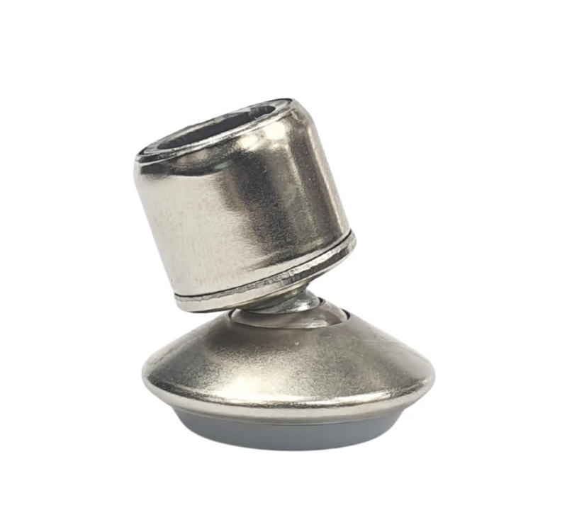 Nickel Plated Swivel Chair Leg Protectors – Vintage Style Tips (13mm & 16mm)