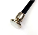 Nickel Plated Swivel Chair Leg Protectors – Vintage Style Tips (13mm & 16mm)FOR ALL FLOORING