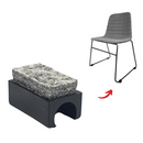 Felt Clip-On Glides for Sled Base Chairs – Protect Floors & Reduce Noise