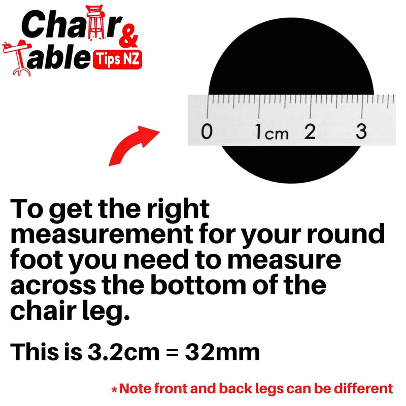 Nickel Plated Swivel Chair Leg Protectors – Vintage Style Tips (13mm & 16mm)